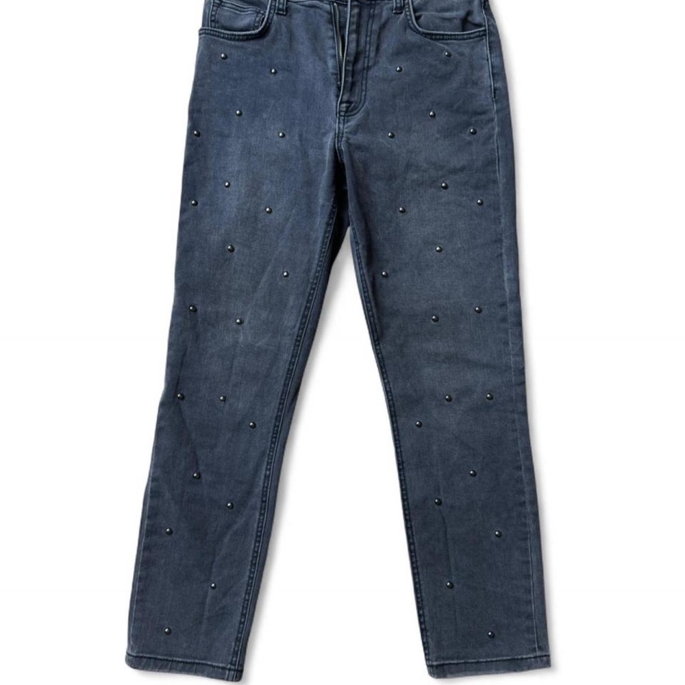 Joie Black Studded Boot Cut Jeans